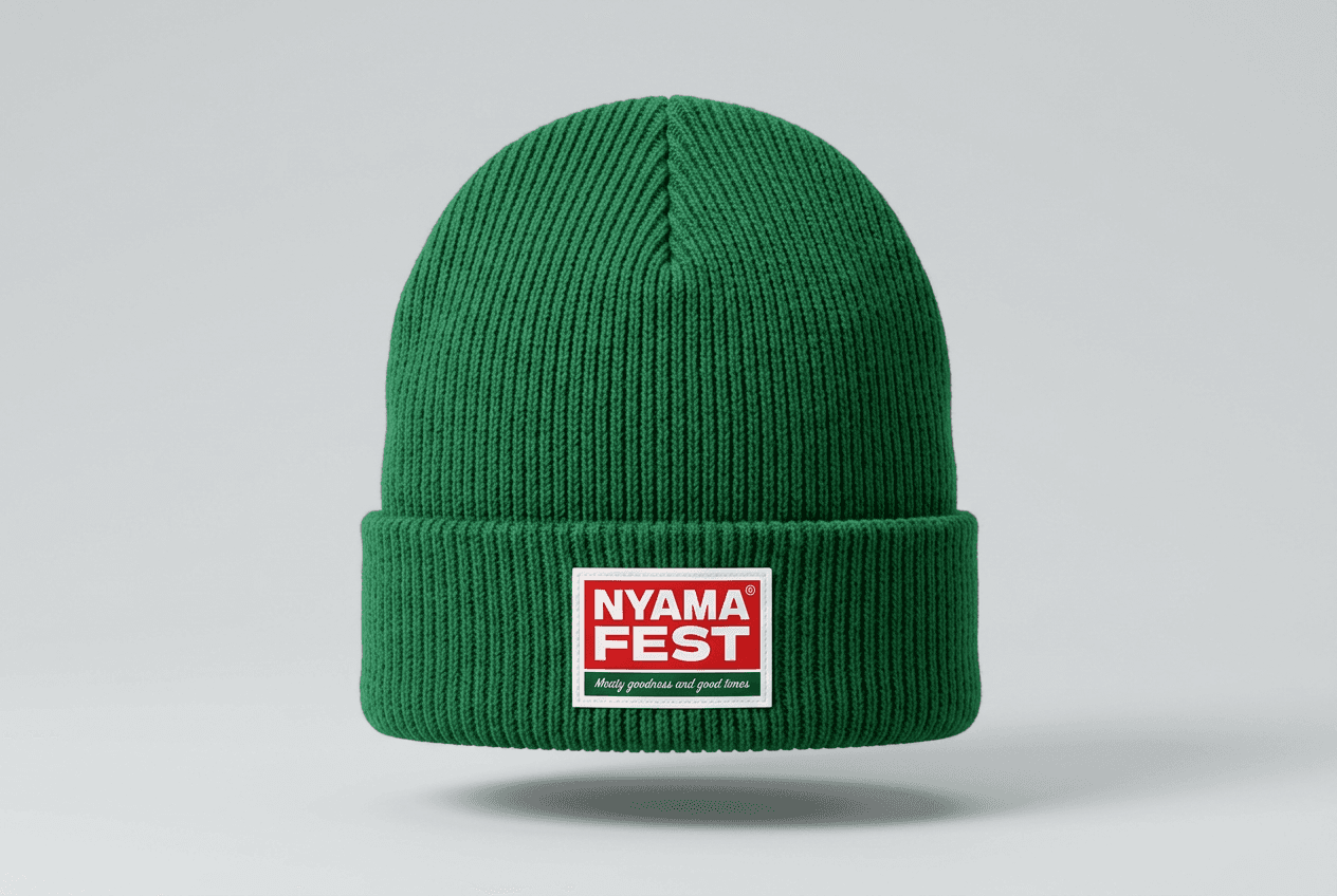 NyamaFest Beanie, green