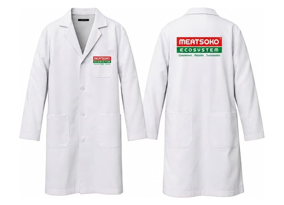 MeatSoko Dust Coat, white