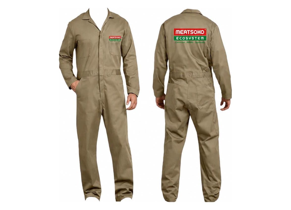 MeatSoko Overall, khaki