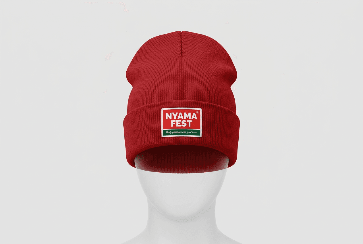 NyamaFest Beanie, red