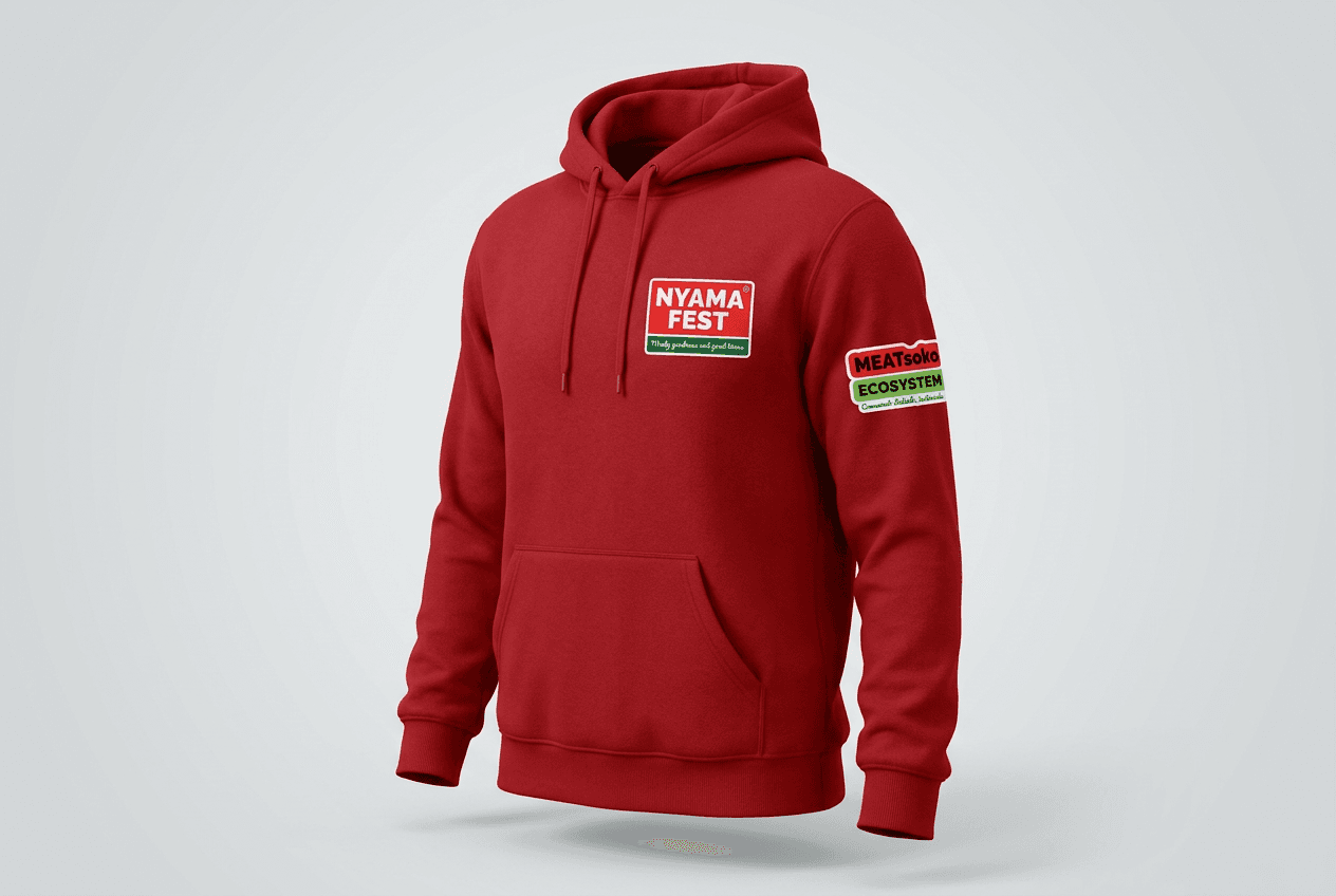 NyamaFest Hoodie, red