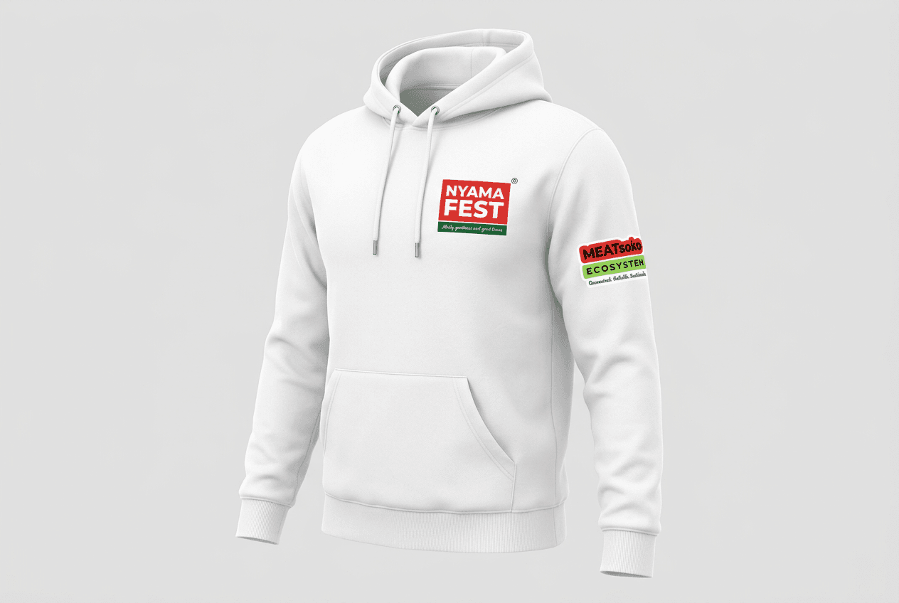 NyamaFest Hoodie, white